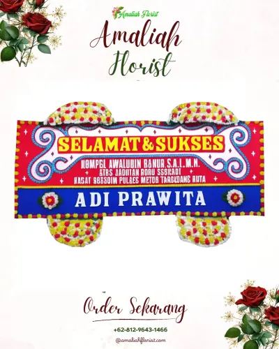 Karangan Bunga Ucapan Selamat di Sabaru