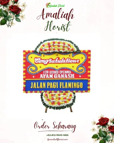 Bunga Papan Congratulation di Sabaru